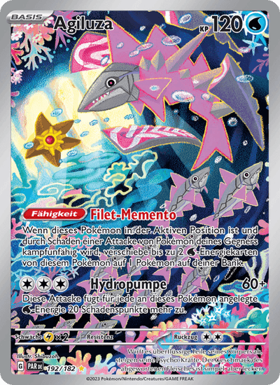 Agiluza 192/182 Paradoxrift Pokémon Karte