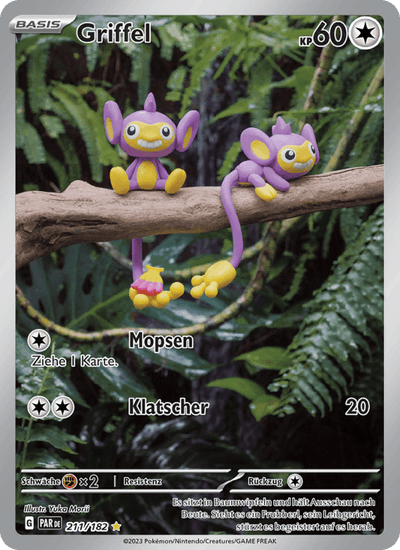 Griffel 211/182 Paradoxrift Pokémon Karte