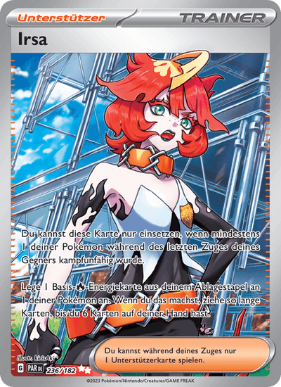 Irsa 236/182 Paradoxrift Pokémon Karte