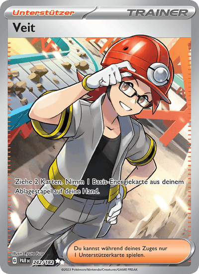 Veit 242/182 Paradoxrift Pokémon Karte