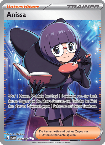 Anissa 243/182 Paradoxrift Pokémon Karte