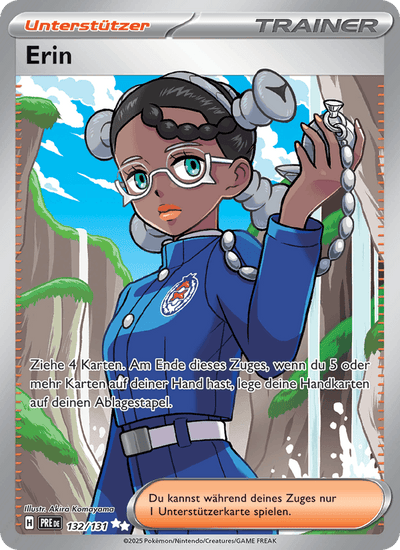 Erin 132/131 Prismatische Entwicklungen Pokémon Karte