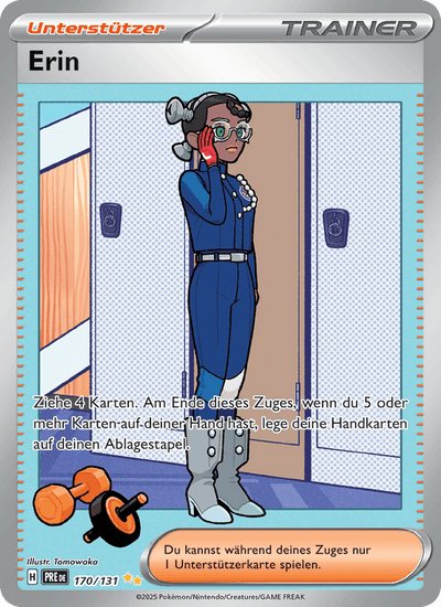 Erin 170/131 Prismatische Entwicklungen Pokémon Karte