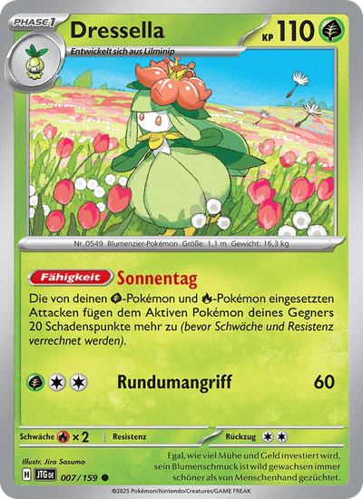 Dressella 007/159 Reisegefährten Pokémon Karte