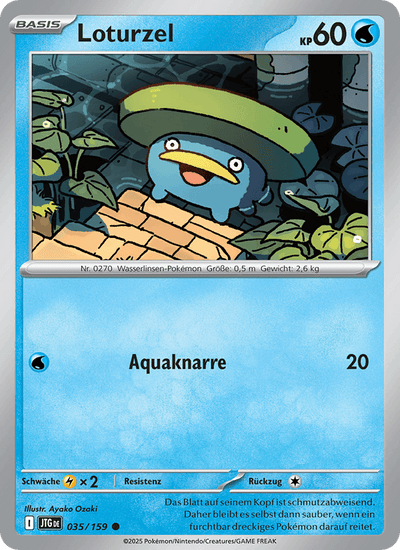 Loturzel 035/159 Reisegefährten Pokémon Karte