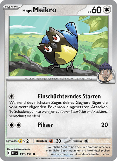 Hops Meikro 133/159 Reisegefährten Pokémon Karte