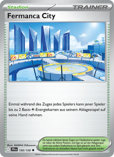 Fermanca City 150/159 Reisegefährten Pokémon Karte