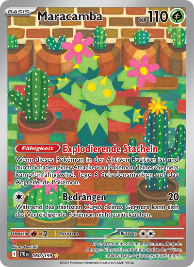 Maracamba 160/159 Reisegefährten Pokémon Karte