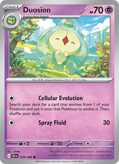 Mitodos 038/086 Schwarze Blitze Pokémon Karte