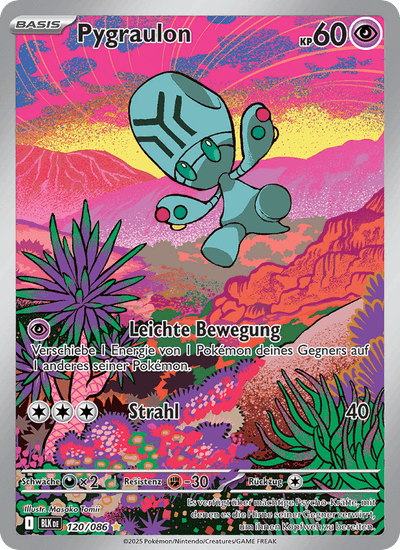 Pygraulon 120/086 Schwarze Blitze Pokémon Karte