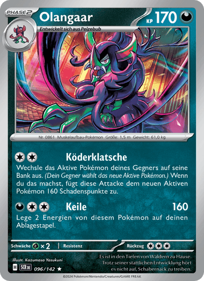 Olangaar 096/142 Stellarkrone Pokémon Karte