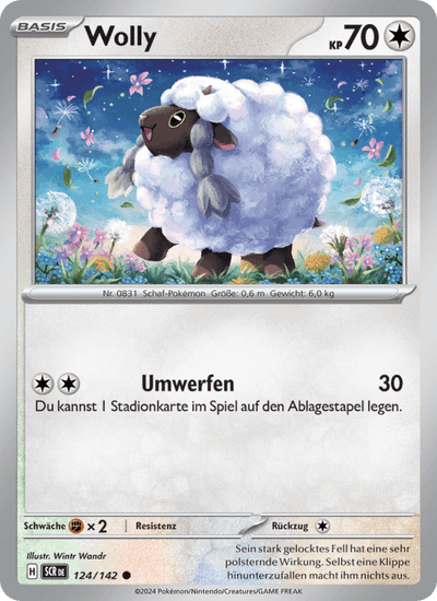 Wolly 124/142 Stellarkrone Pokémon Karte