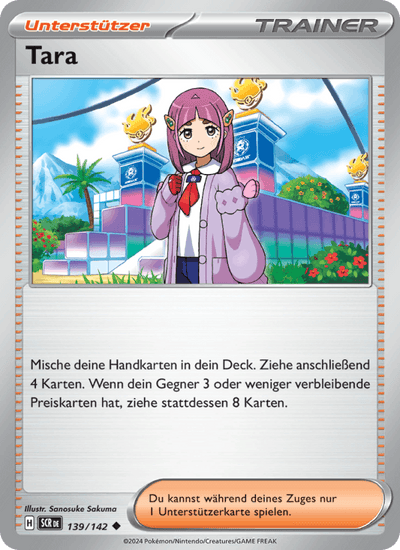 Tara 139/142 Stellarkrone Pokémon Karte