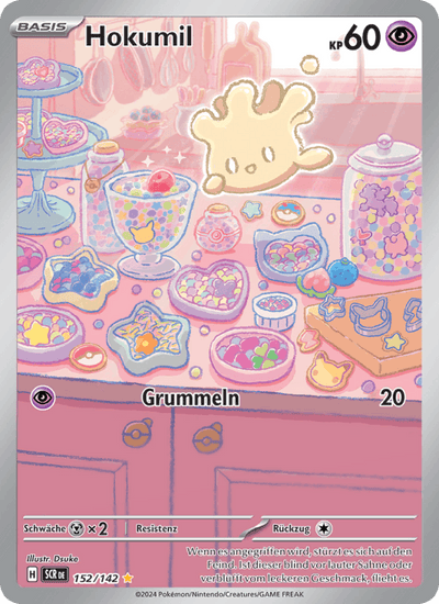 Hokumil 152/142 Stellarkrone Pokémon Karte