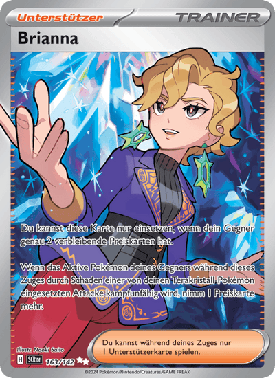 Brianna 163/142 Stellarkrone Pokémon Karte
