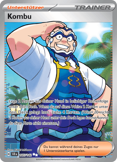 Kombu 165/142 Stellarkrone Pokémon Karte
