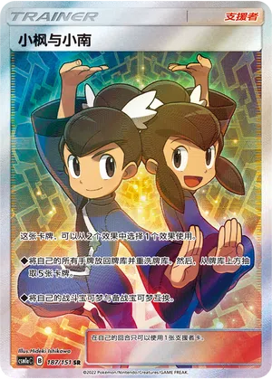Ben & Svenja 187/151 Storming Emergence: Radiant Pokémon Karte