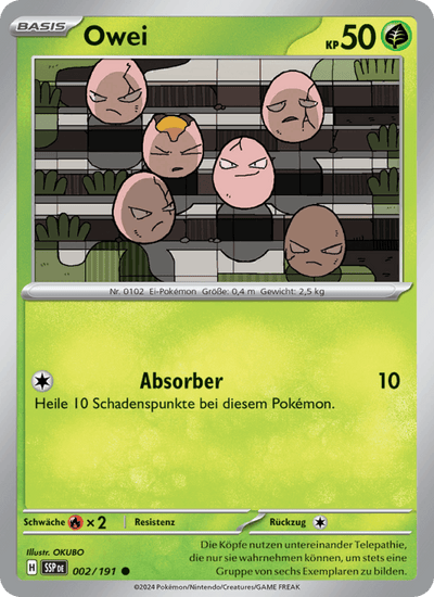Owei 002/191 Stürmische Funken Pokémon Karte