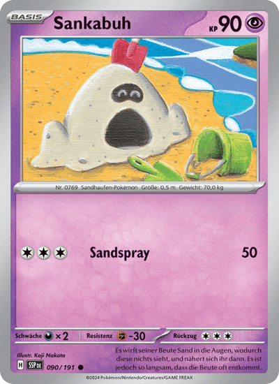 Sankabuh 090/191 Stürmische Funken Pokémon Karte