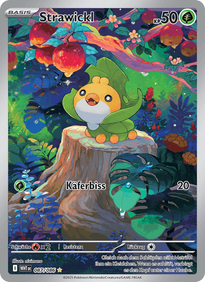 Strawickl 087/086 Weiße Flammen Pokémon Karte